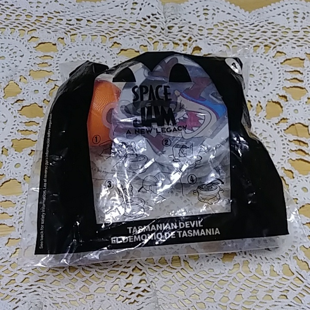 Space Jam #4 Tasmanian Devil toy,  McDonald's Happy Meal, collectible
